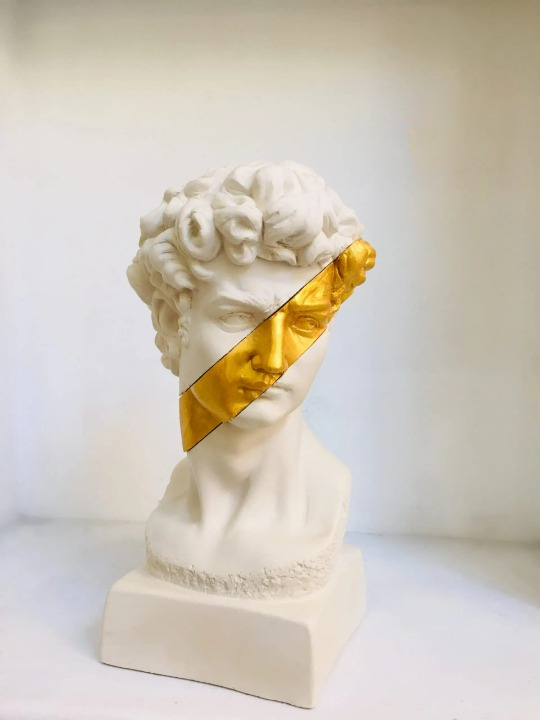 David Gold Pop Art Decorative Bust Sculpture