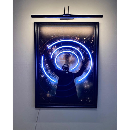 Nicola Tesla Neon Pop Art Picture