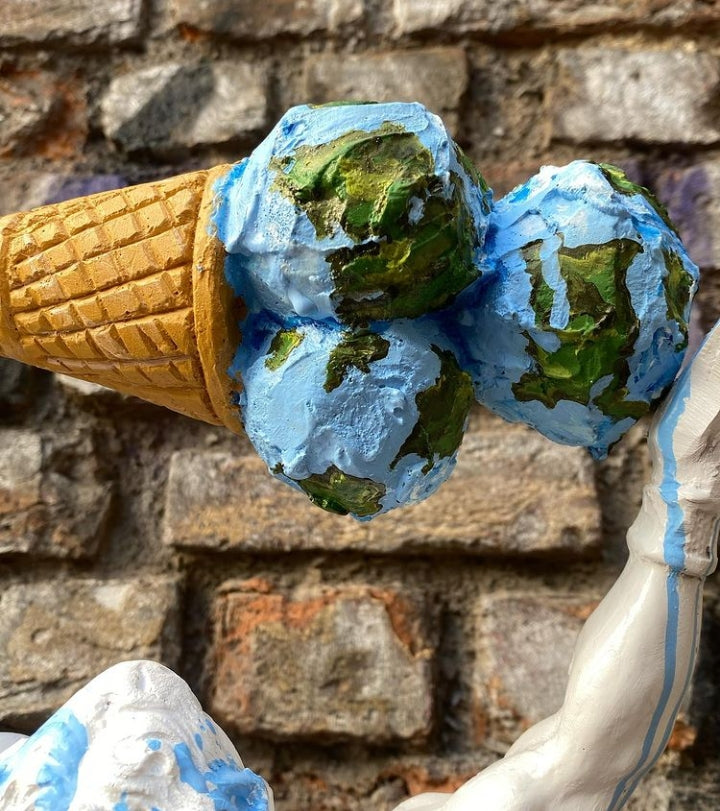 Atlas Ice Cream Pop Art Decorative Sculpture